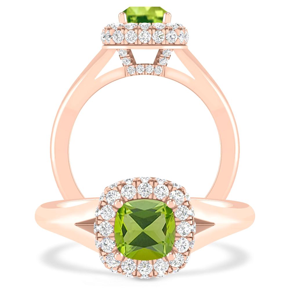 Rose Gold - Peridot