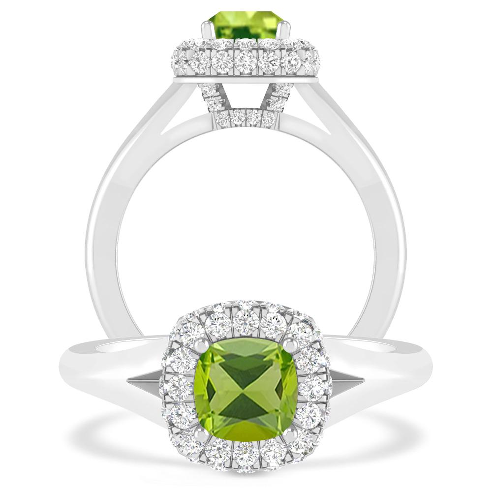 White Gold - Peridot