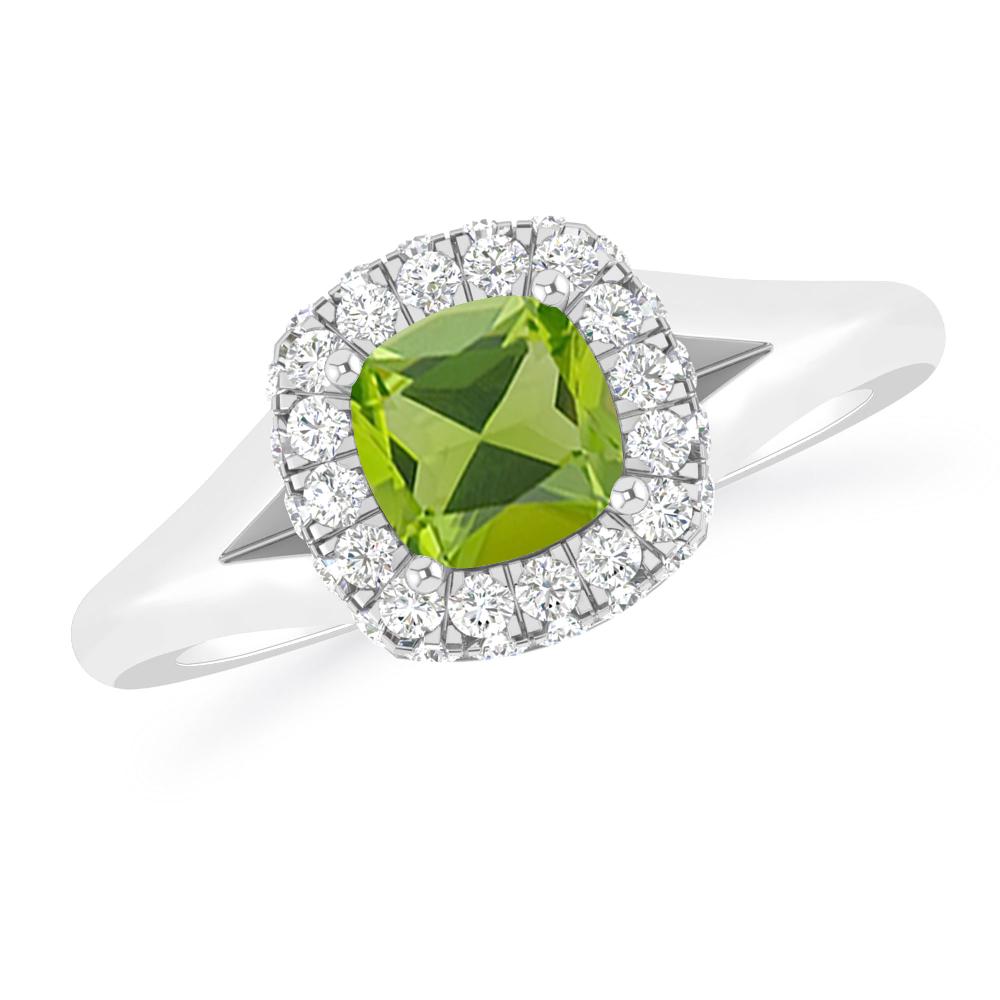 White Gold - Peridot