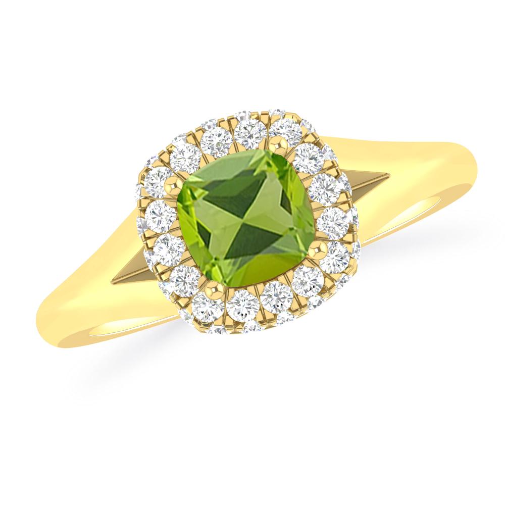 Yellow Gold - Peridot