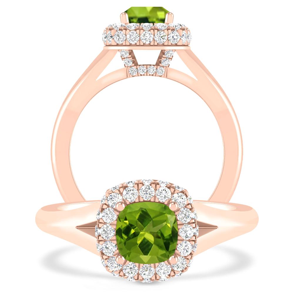 Rose Gold - Peridot