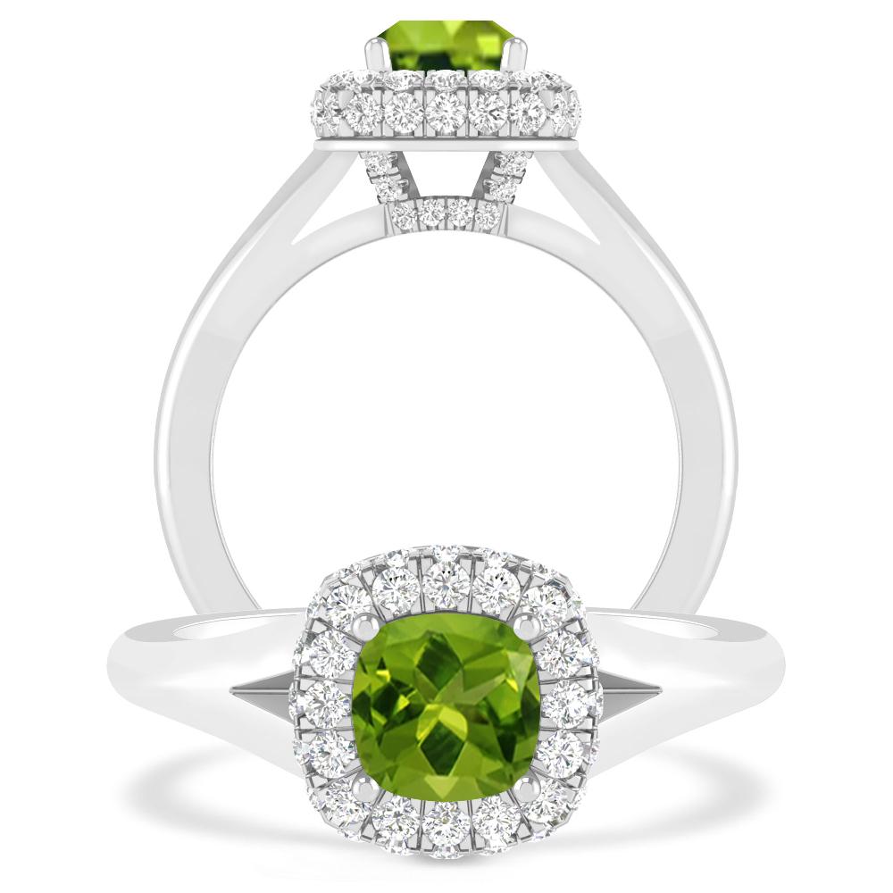 White Gold - Peridot