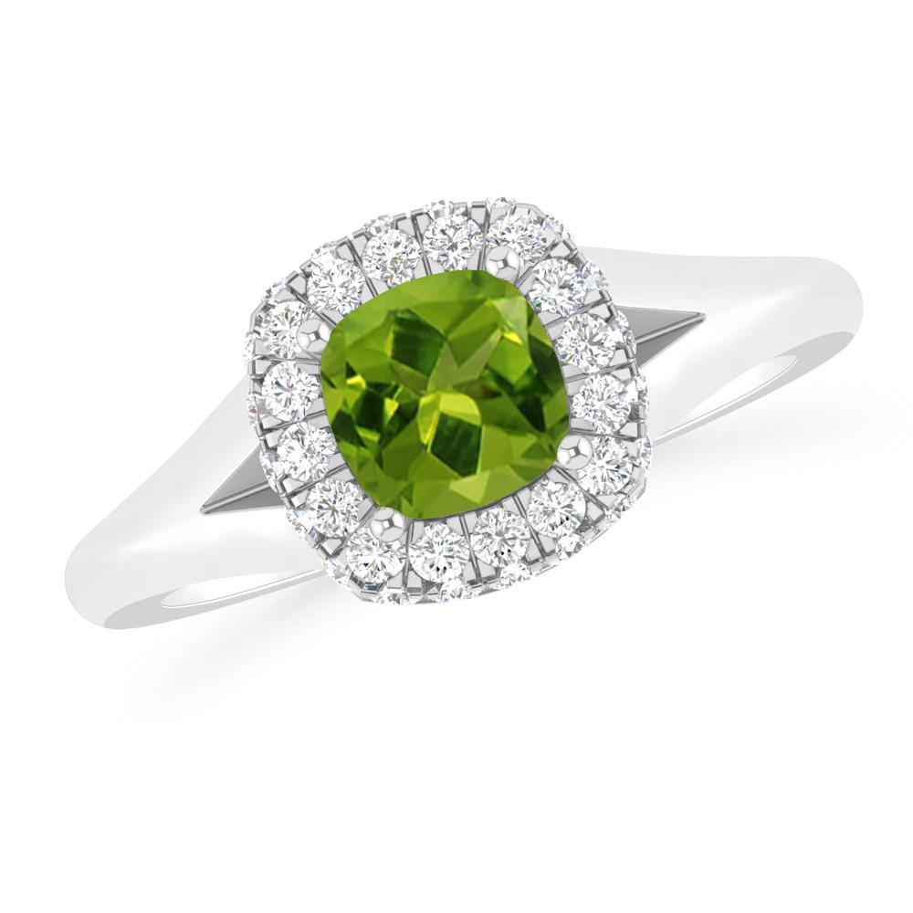 White Gold - Peridot