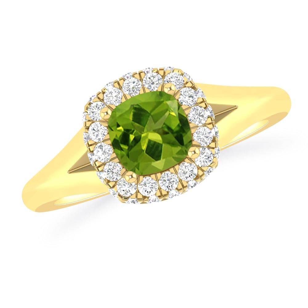 Yellow Gold - Peridot