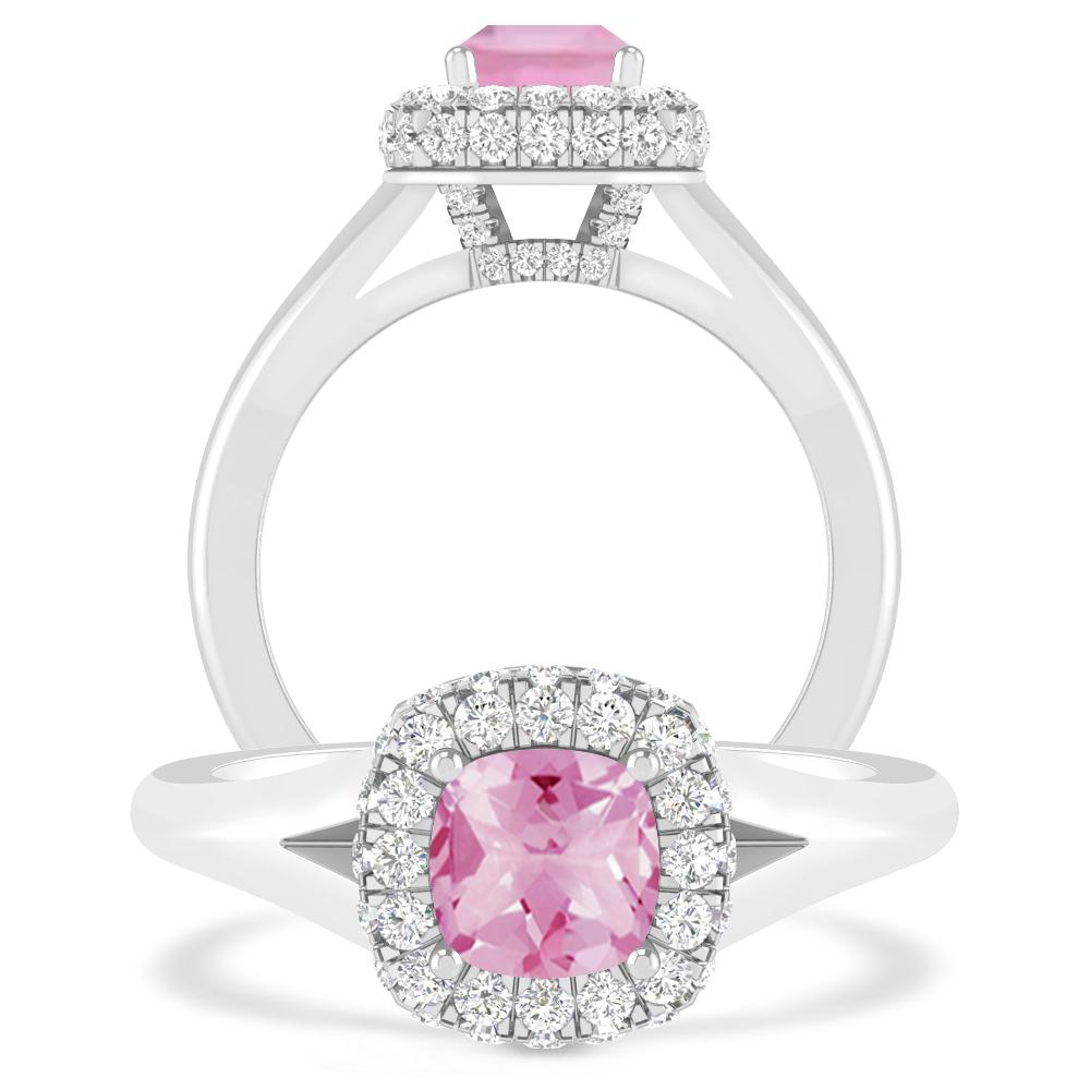 White Gold - Pink Tourmaline