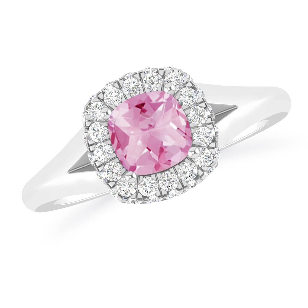 White Gold - Pink Tourmaline