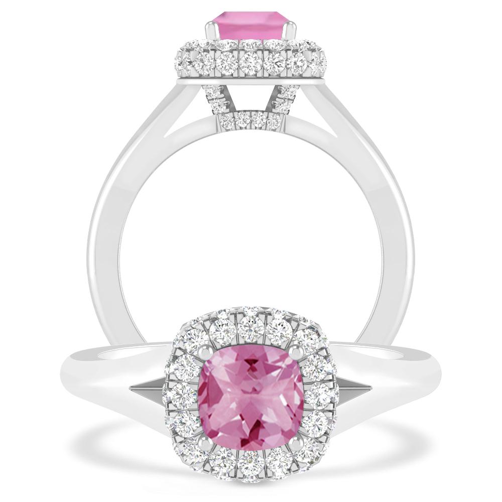 White Gold - Pink Tourmaline