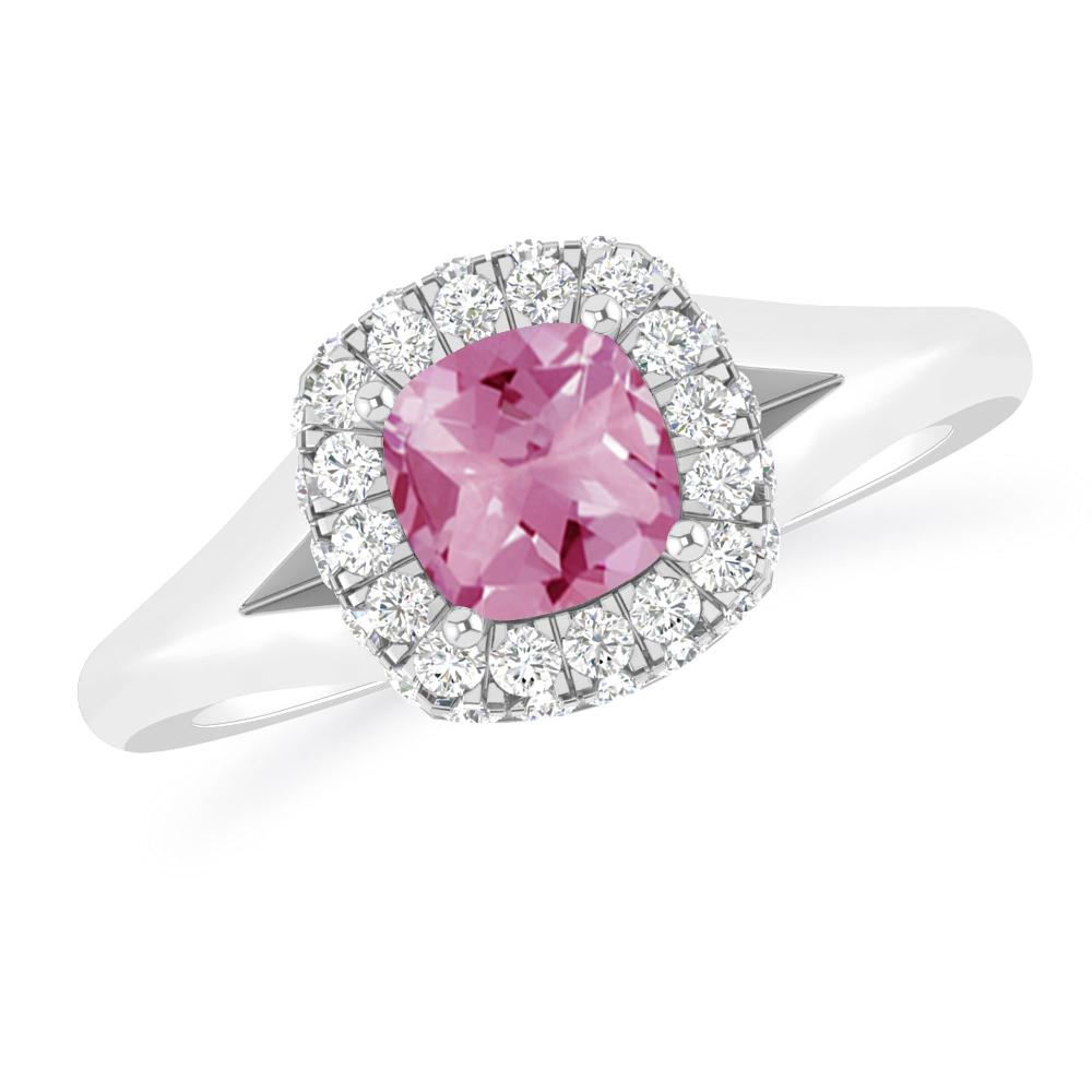 White Gold - Pink Tourmaline