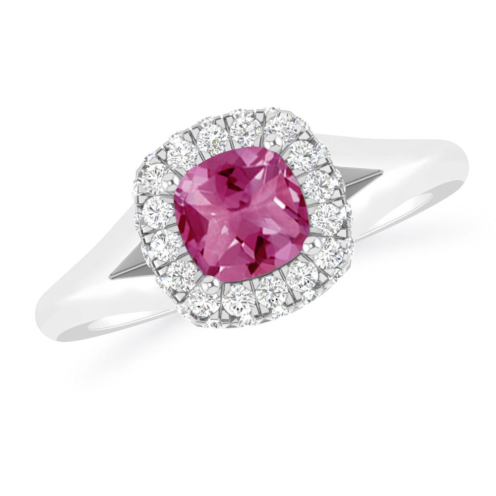 White Gold - Pink Tourmaline