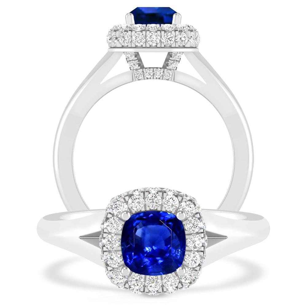 White Gold - Sapphire