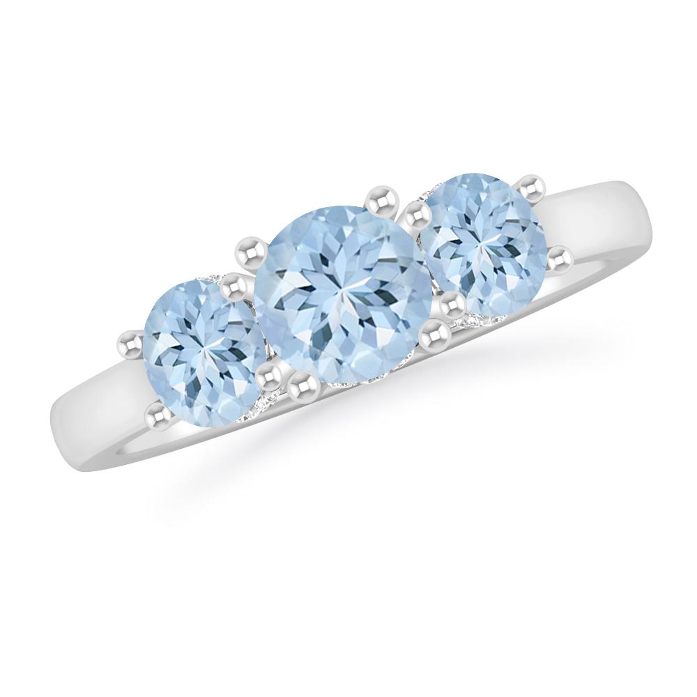 White Gold - Aquamarine