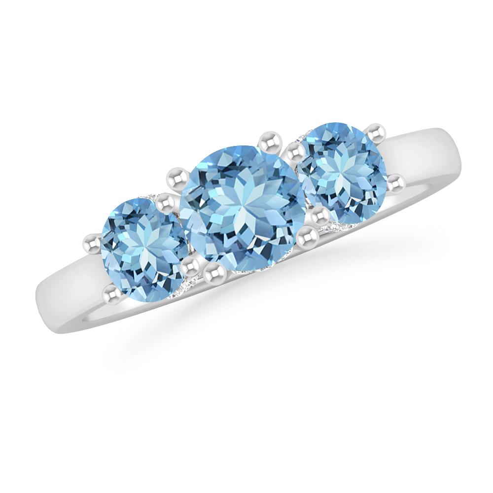 White Gold - Aquamarine