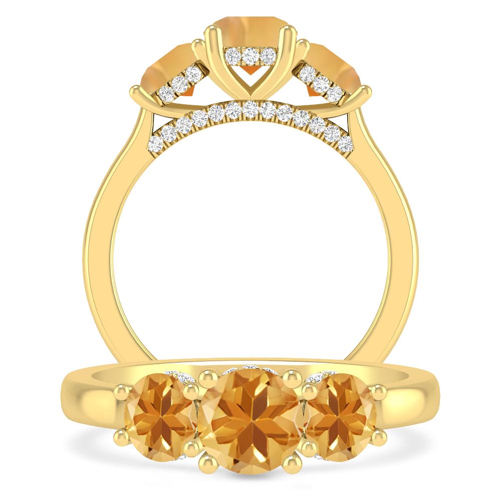 Yellow Gold - Citrine