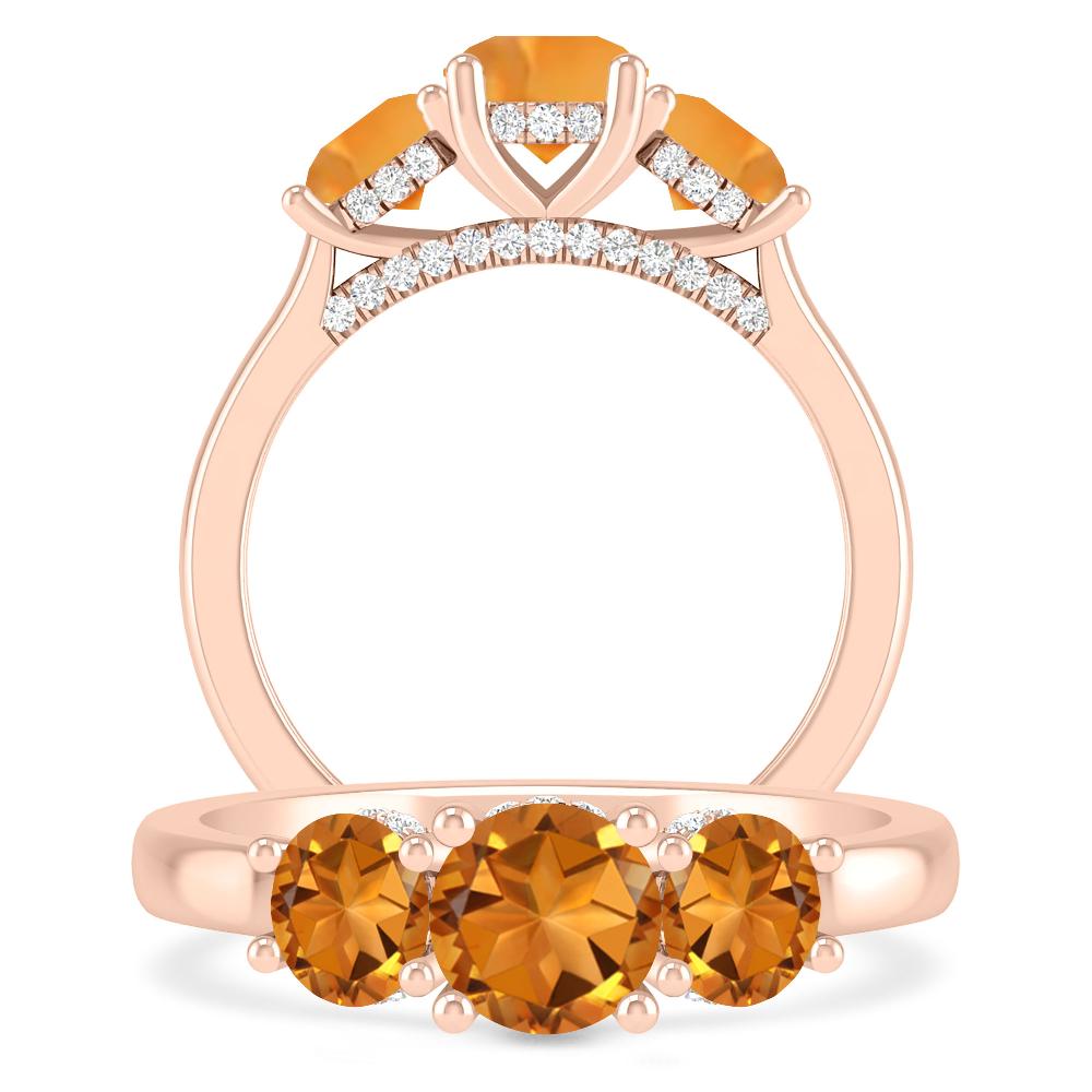 Rose Gold - Citrine