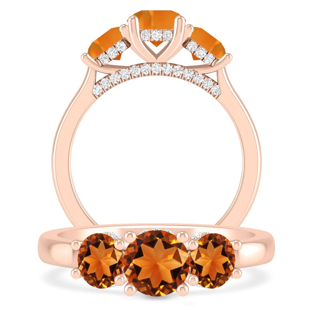 Rose Gold - Citrine