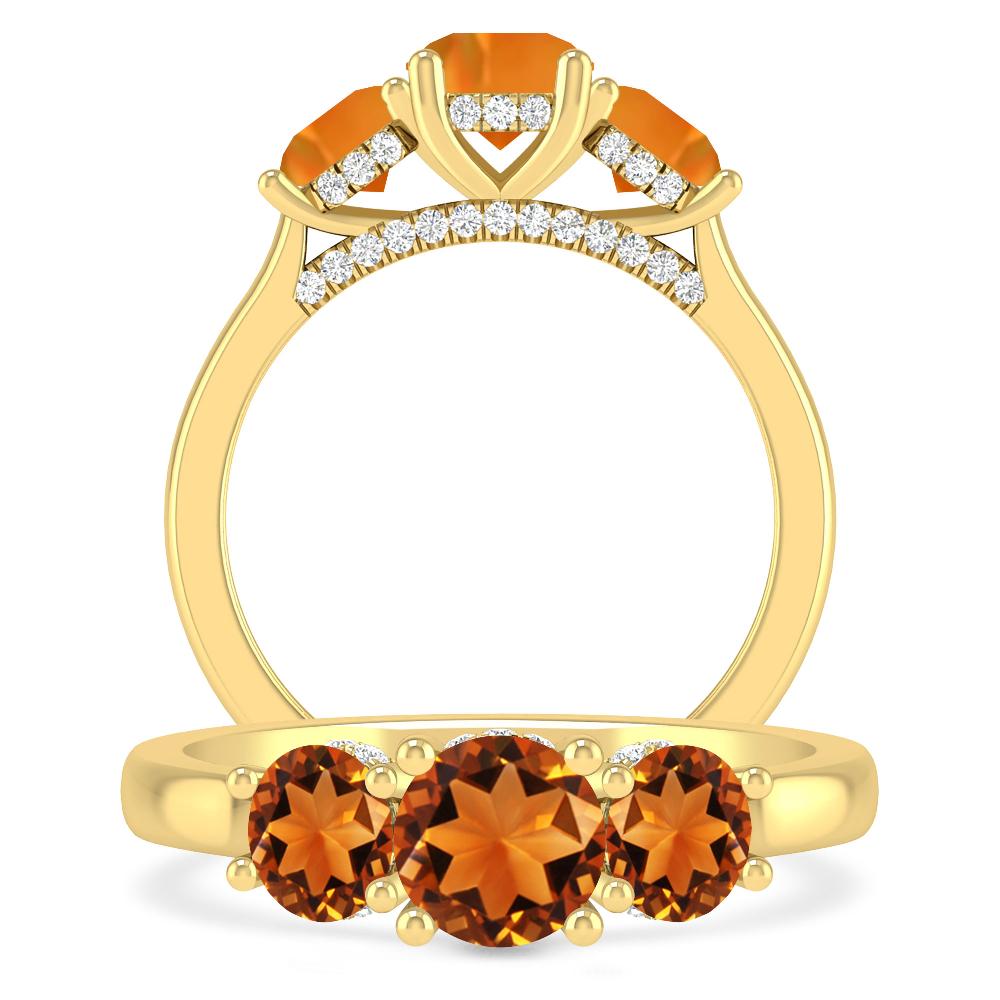 Yellow Gold - Citrine