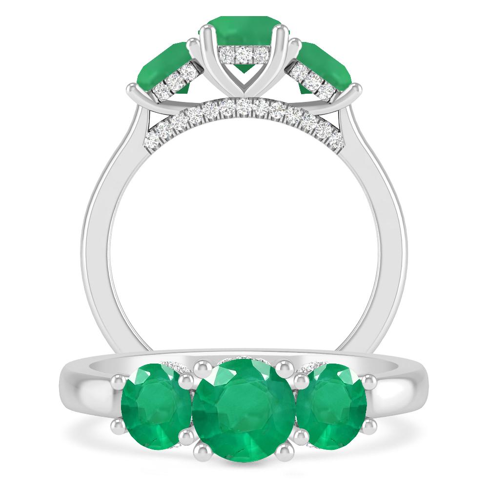 White Gold - Emerald