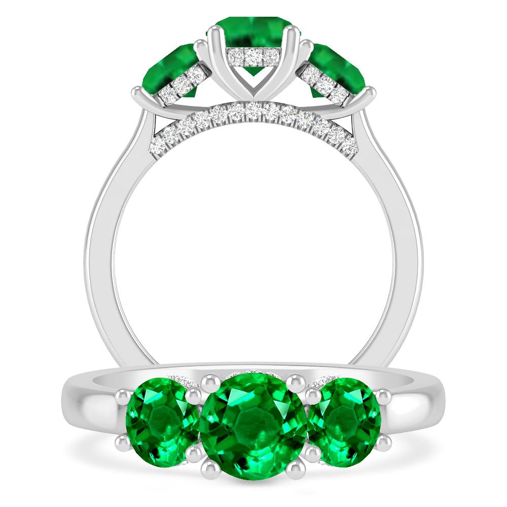 White Gold - Emerald