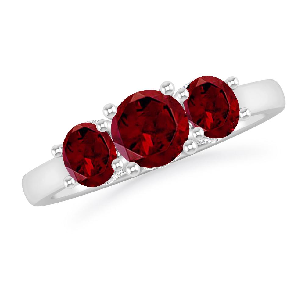 White Gold - Garnet