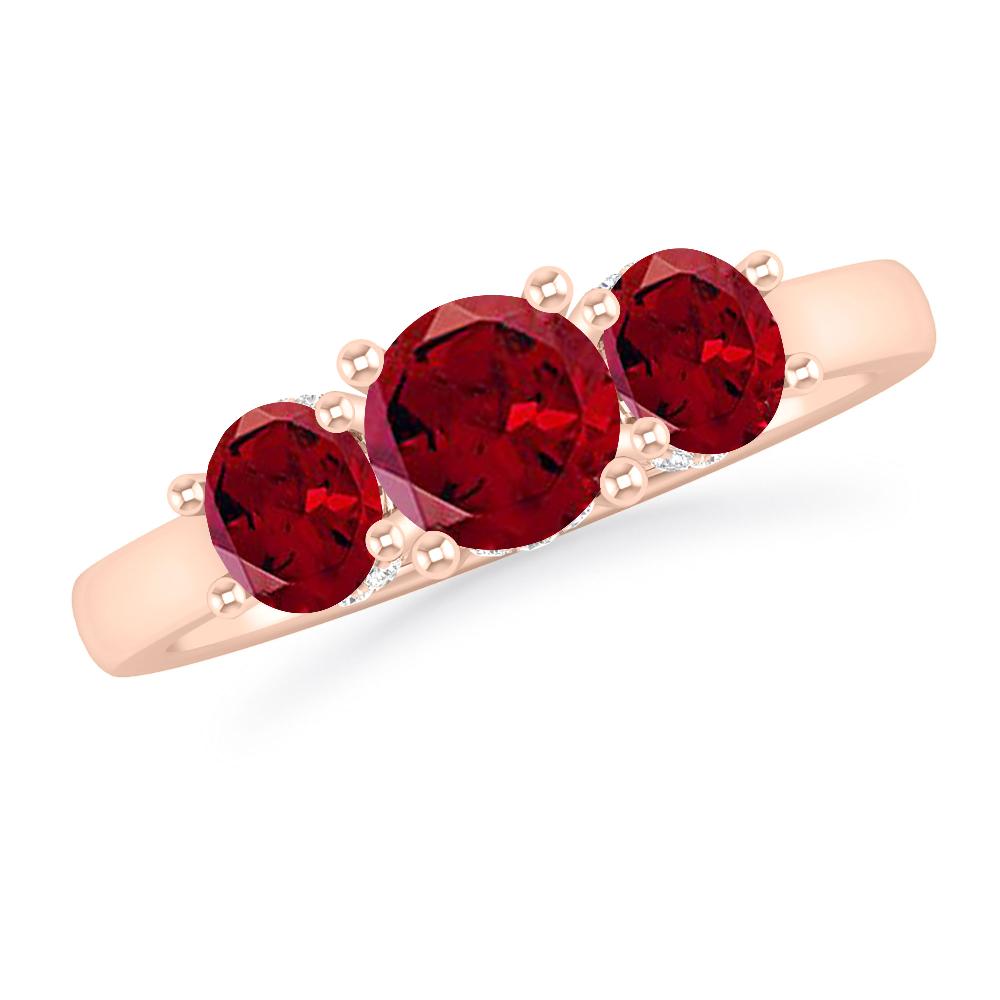 Rose Gold - Garnet