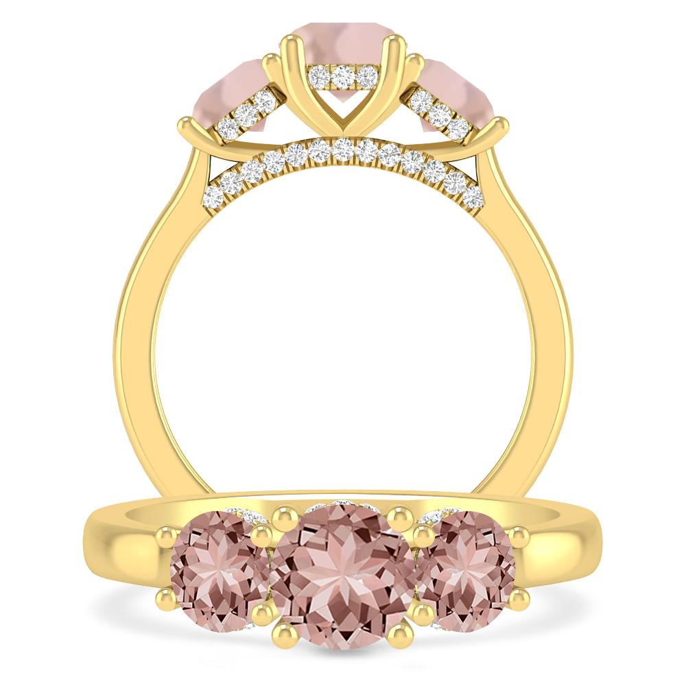 Yellow Gold - Morganite