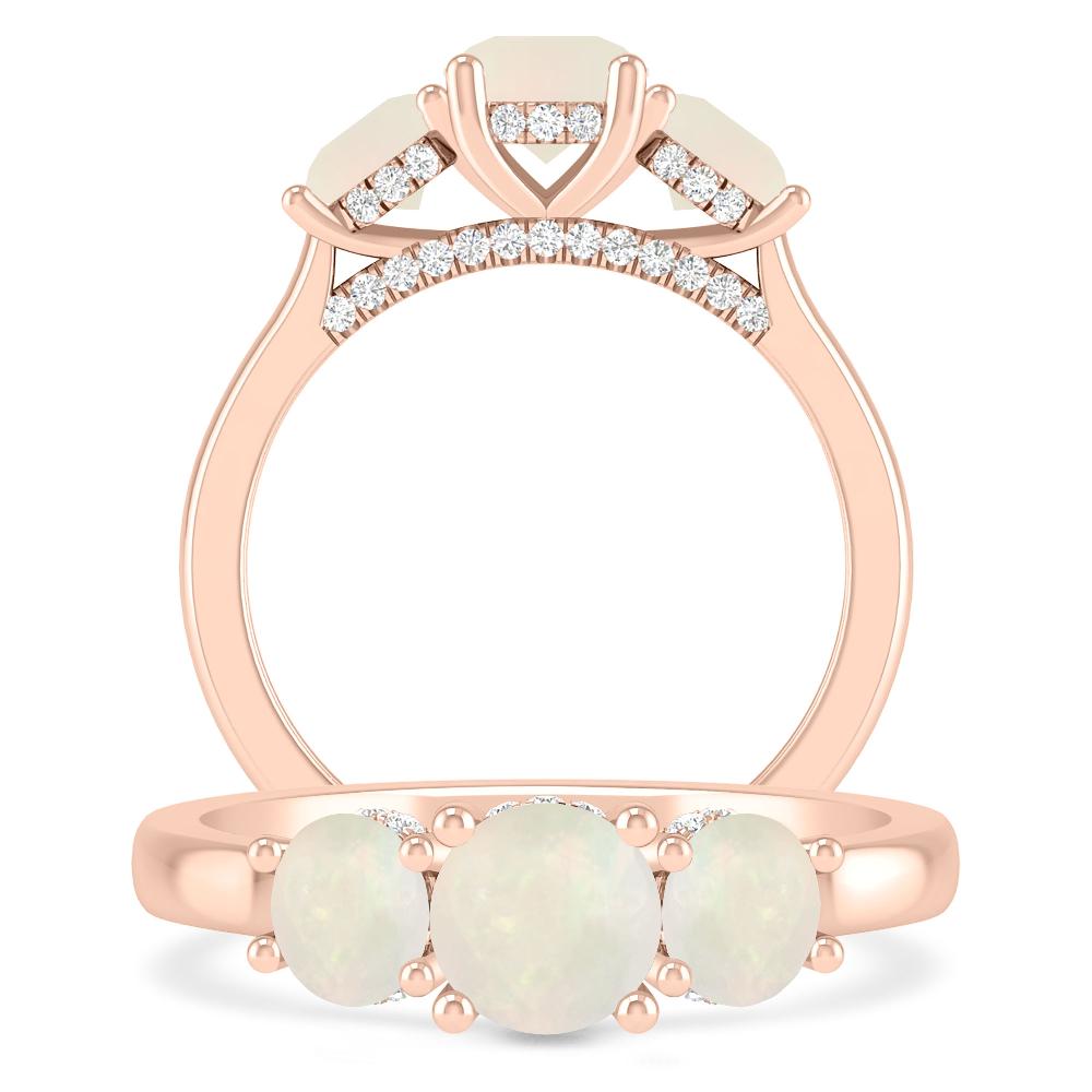 Rose Gold - Opal