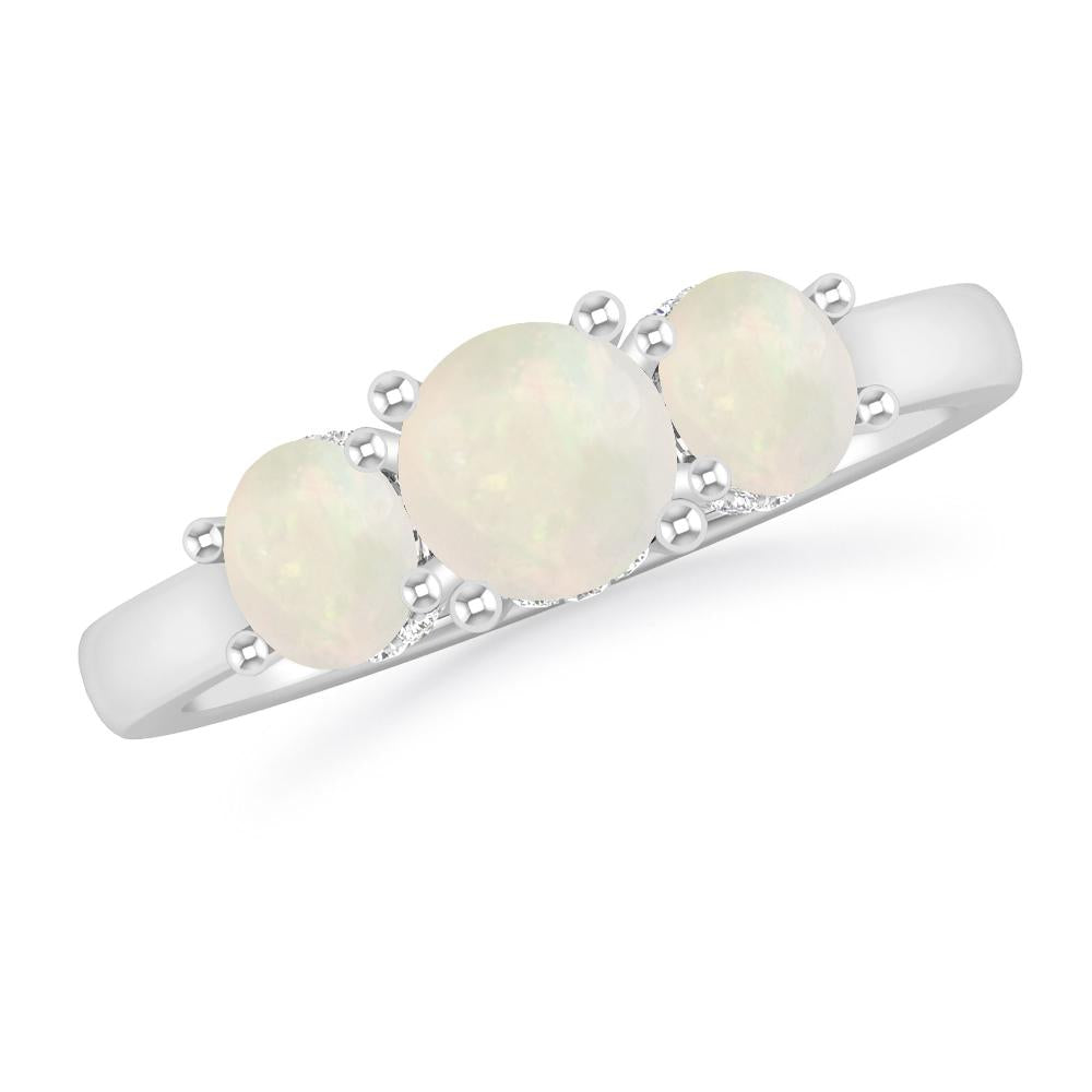 White Gold - Opal