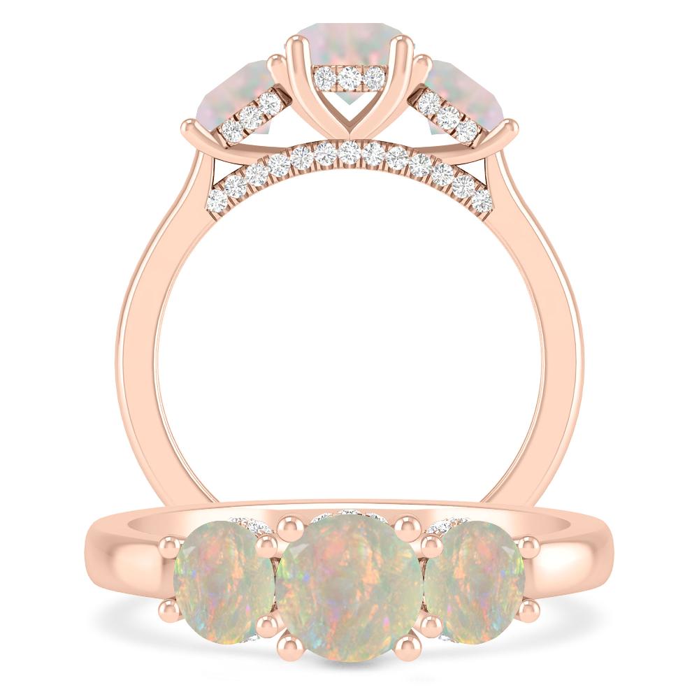 Rose Gold - Opal