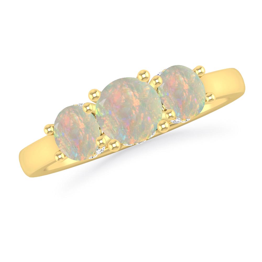 Yellow Gold - Opal