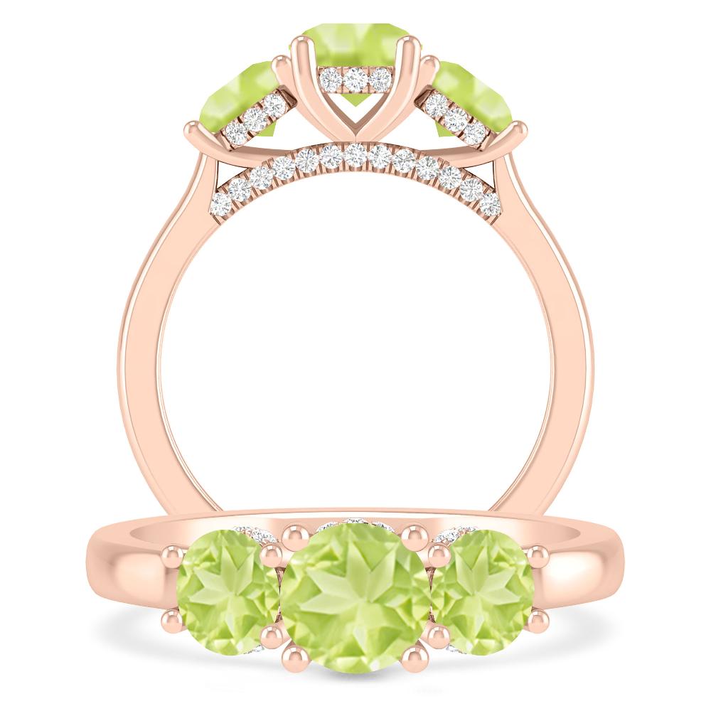 Rose Gold - Peridot