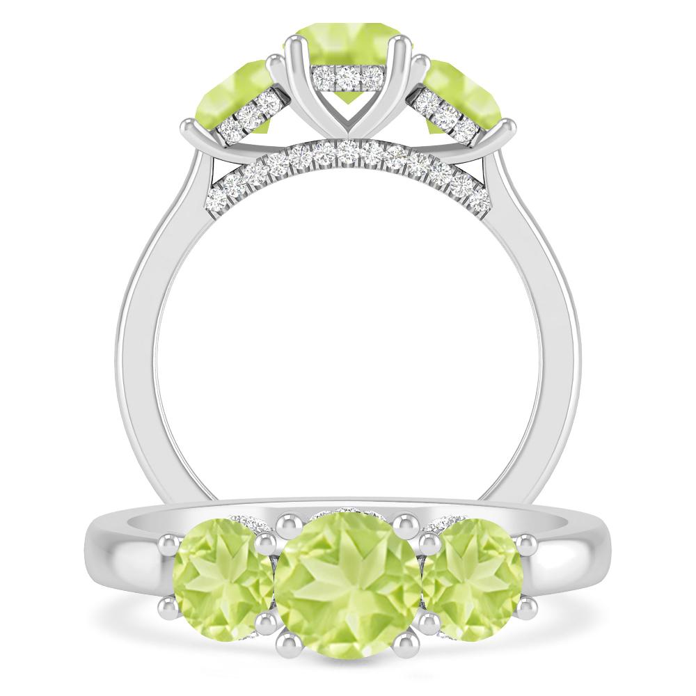 White Gold - Peridot