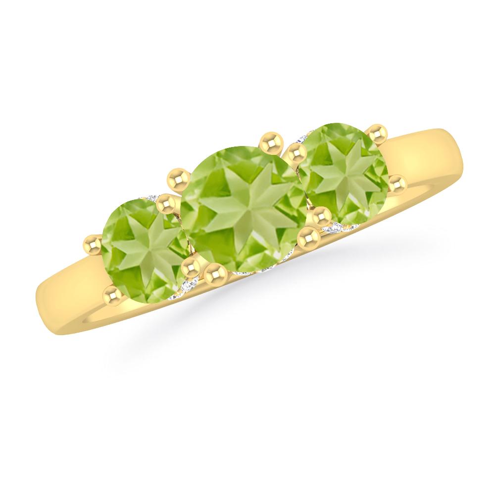 Yellow Gold - Peridot