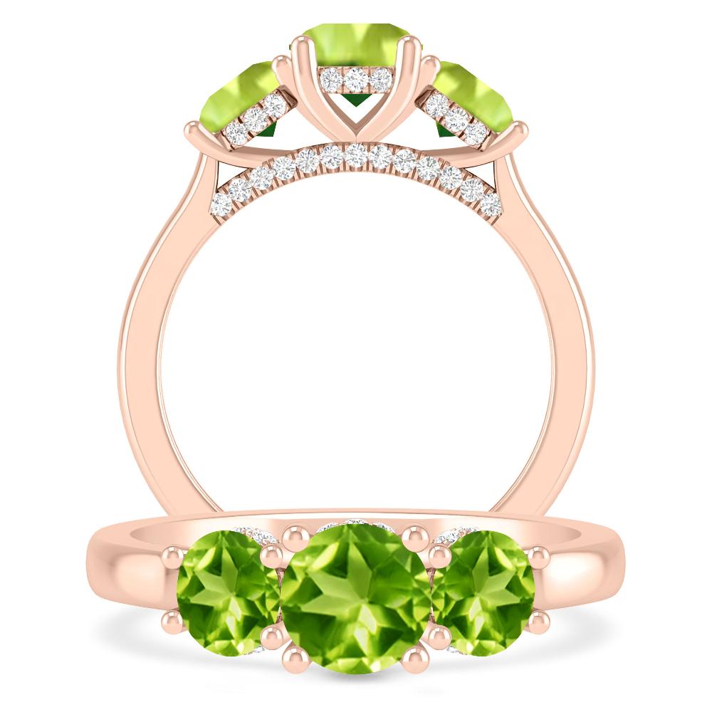 Rose Gold - Peridot