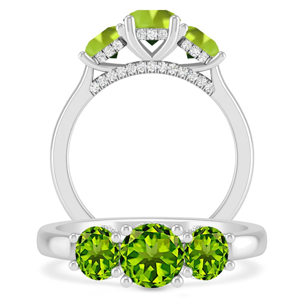 White Gold - Peridot