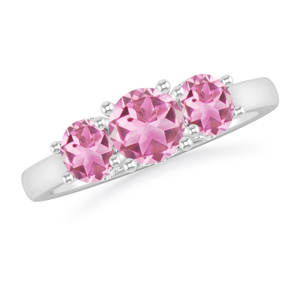 White Gold - Pink Tourmaline