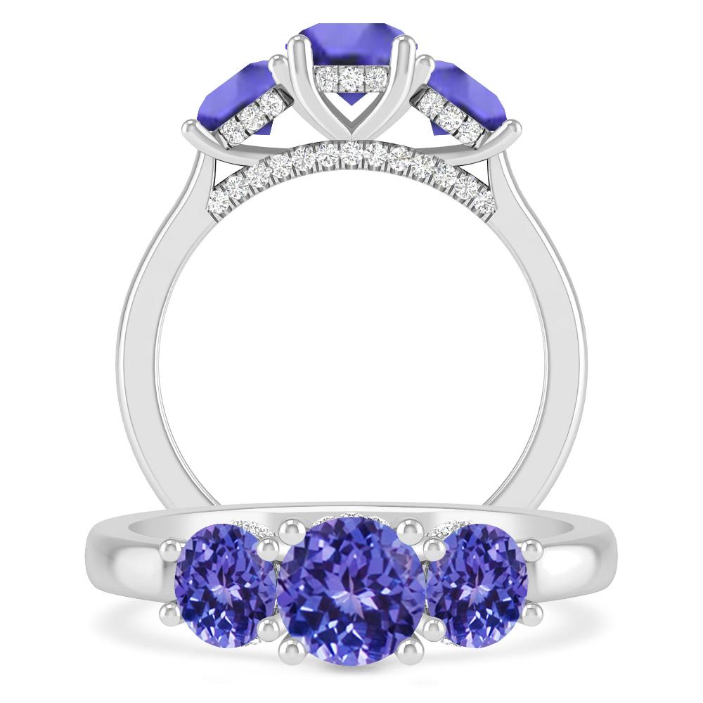 White Gold - Tanzanite