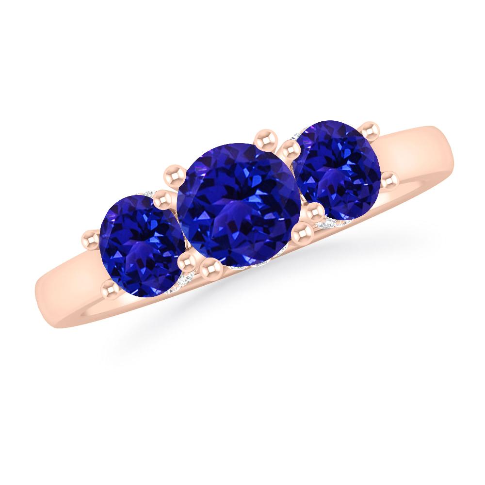 Rose Gold - Tanzanite