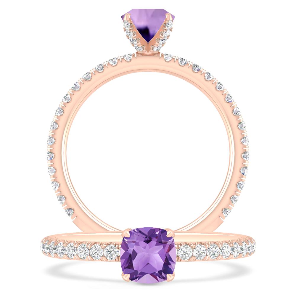 Rose Gold - Amethyst