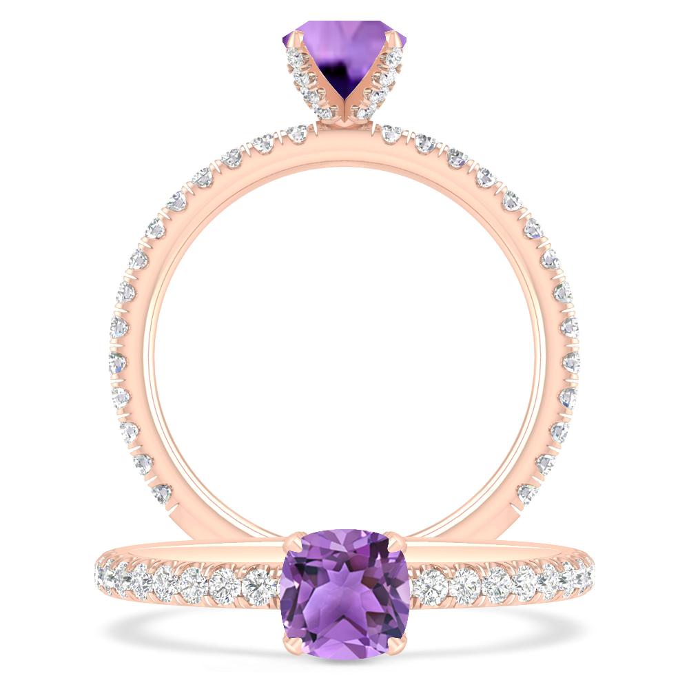 Rose Gold - Amethyst