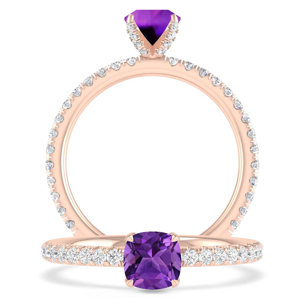 Rose Gold - Amethyst