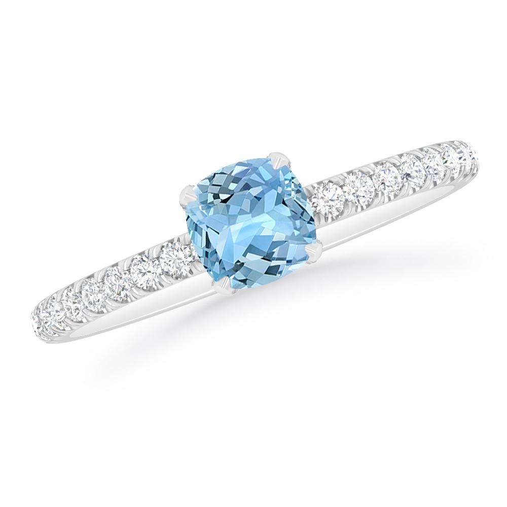 White Gold - Aquamarine