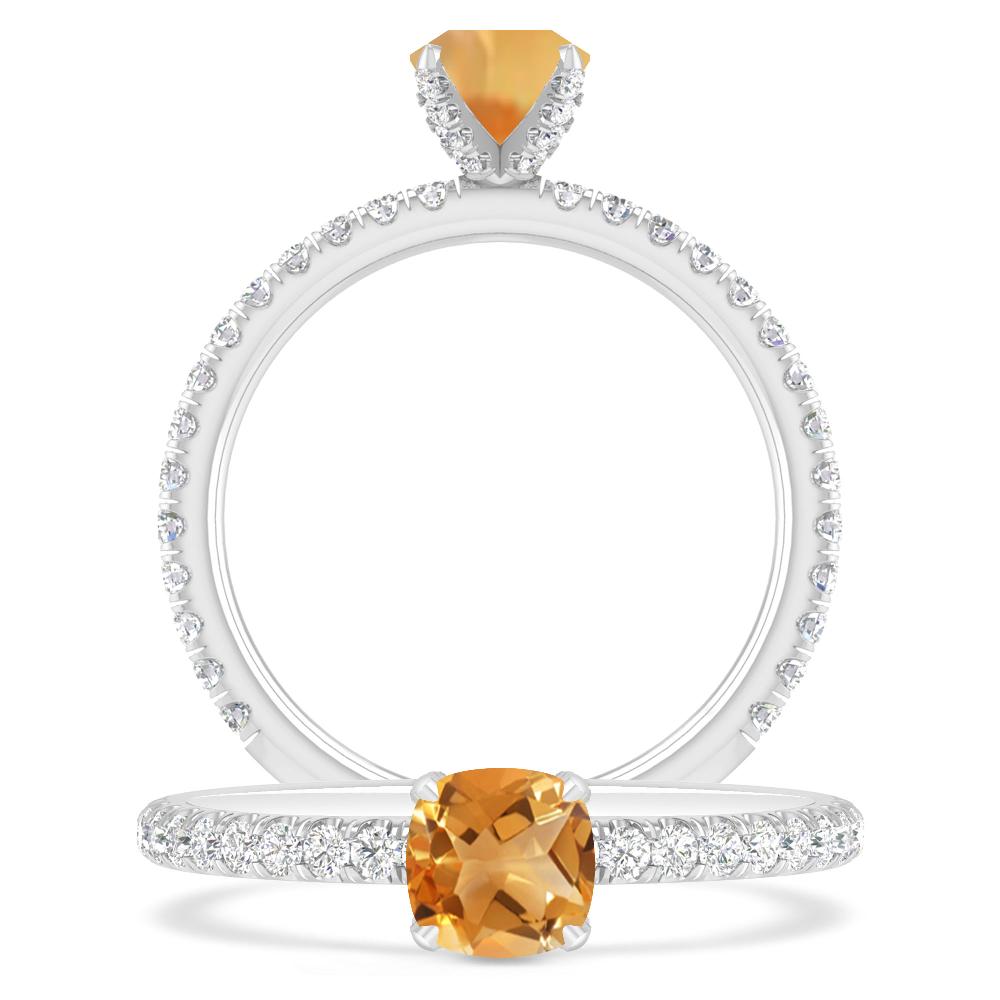 White Gold - Citrine