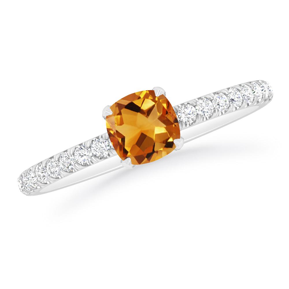 White Gold - Citrine