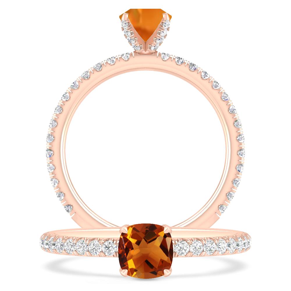 Rose Gold - Citrine