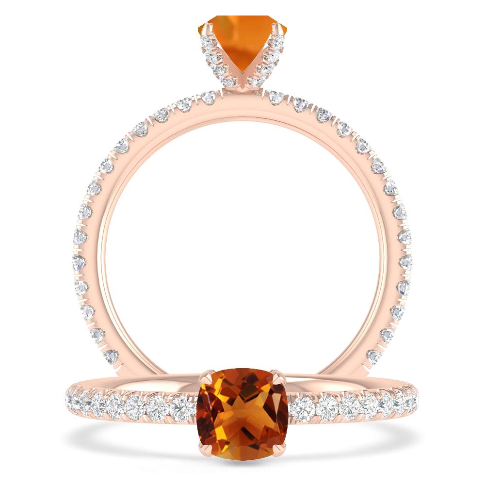 Rose Gold - Citrine