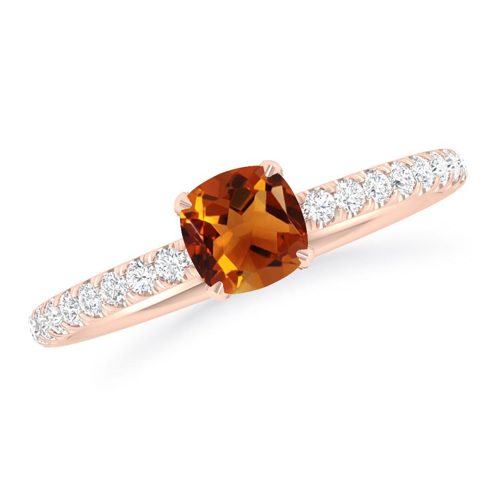 Rose Gold - Citrine