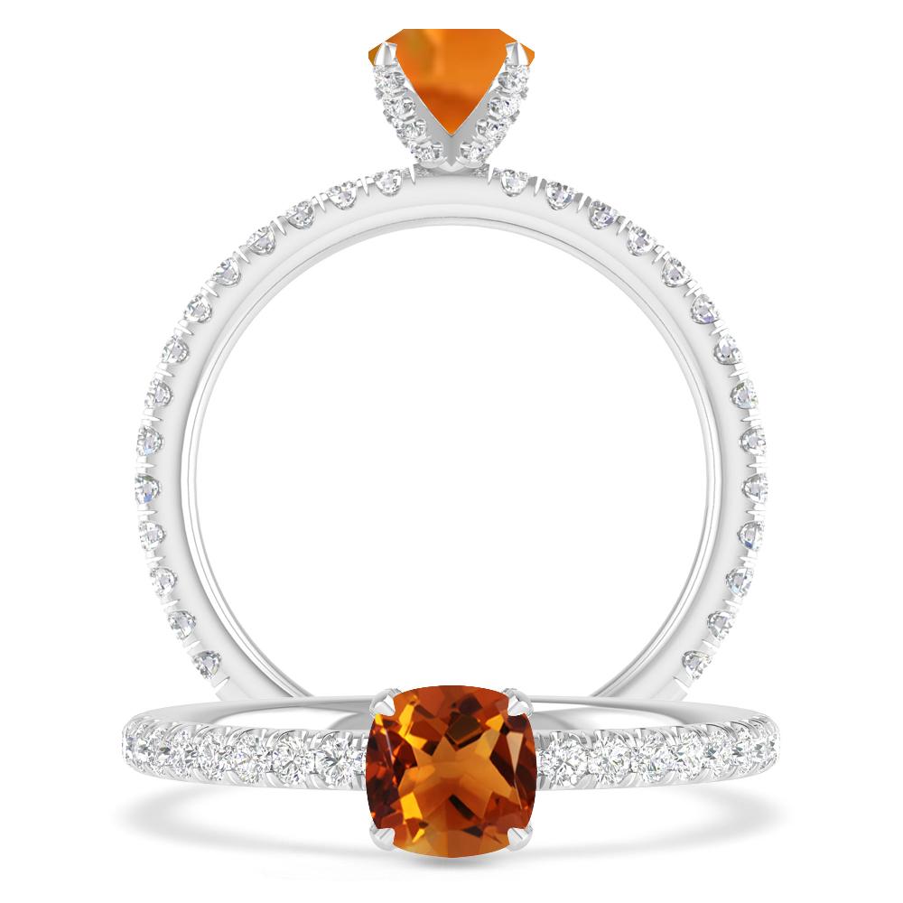 White Gold - Citrine