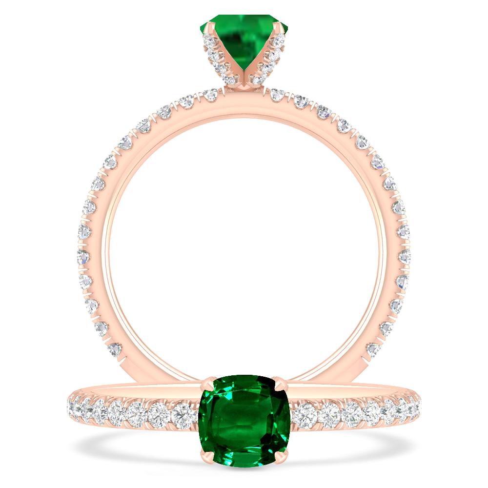 Rose Gold - Emerald