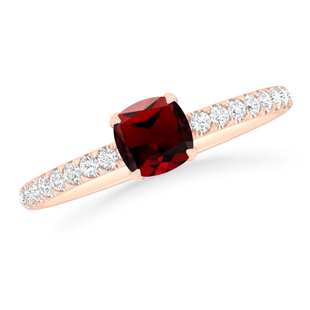 Rose Gold - Garnet