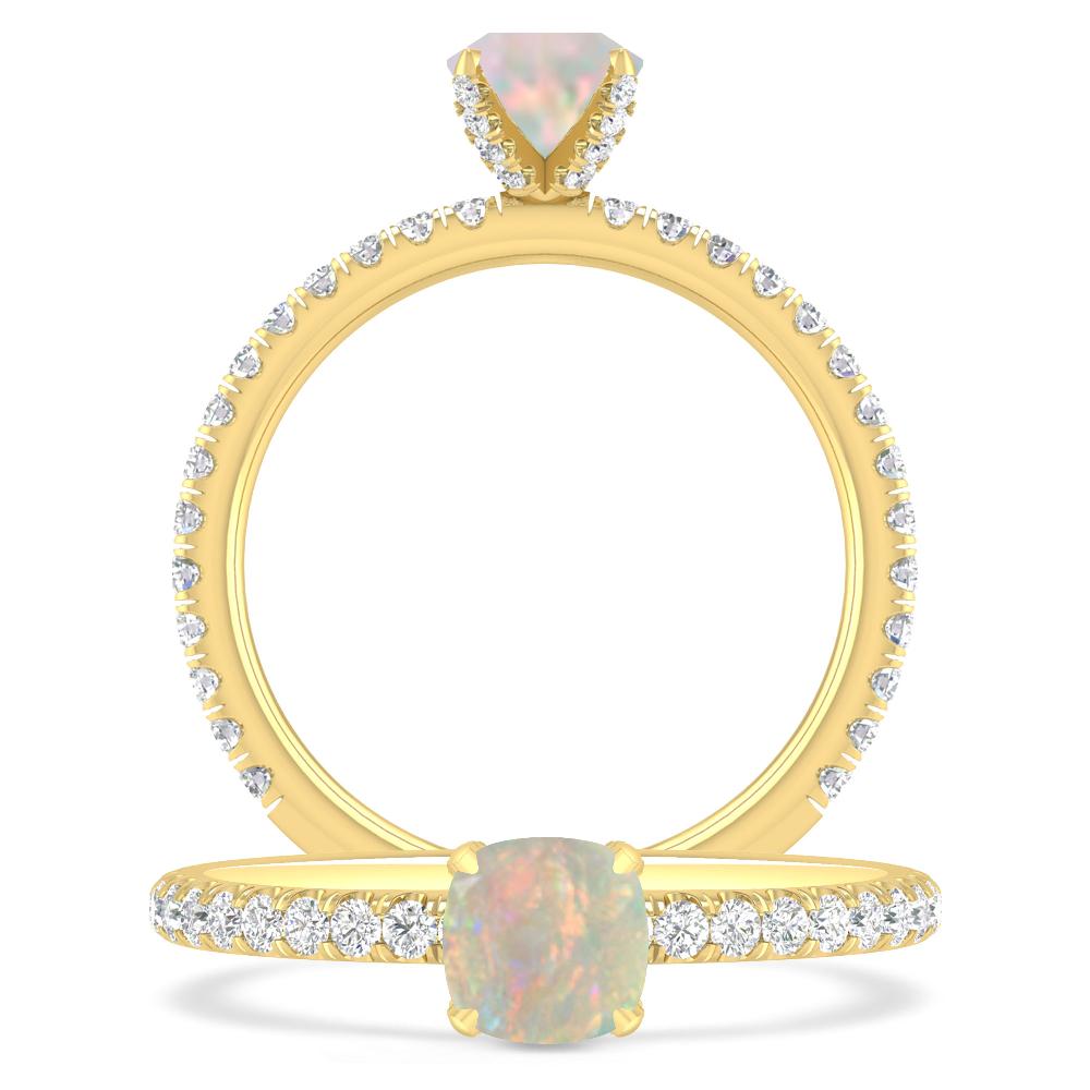 Yellow Gold - Opal